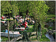 The service pavilion in our beer garden